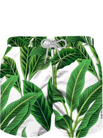MC2 Saint Barth Tropical Print Boy Swim Shorts