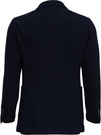 Gabriele Pasini Single-breasted Blue Cashmere Jacket