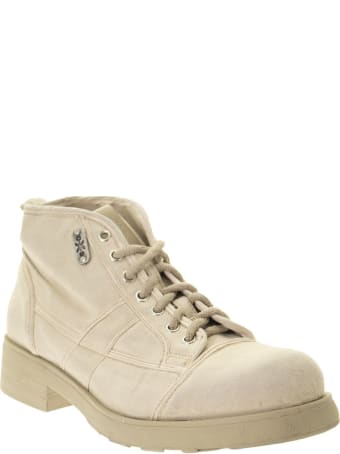 OXS Frank 1000 - Lace-up Ankle Boot In Canvas