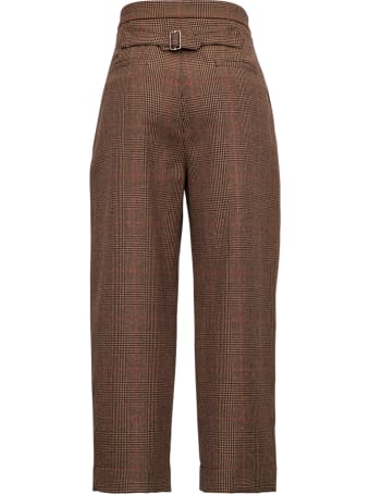 Jejia High Waisted Brown Wool Pants