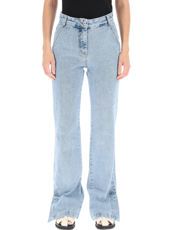 Low Classic Jeans Light Wash With High Waist