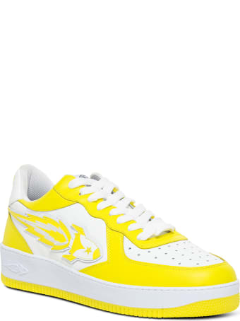 Enterprise Japan Rocket Low Leather Sneakers With Logo