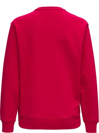 Kenzo Pink Jersey Sweatshirt With Logo Patch