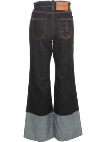 J.W. Anderson Flared Raw Edge Jeans