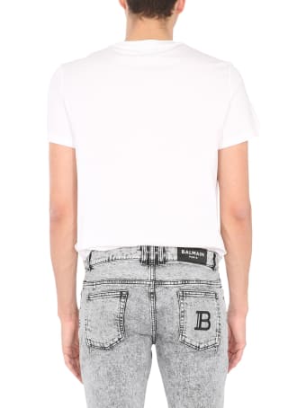 Balmain Crew Neck T-shirt