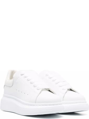 Alexander McQueen White Leather Oversize Sneakers