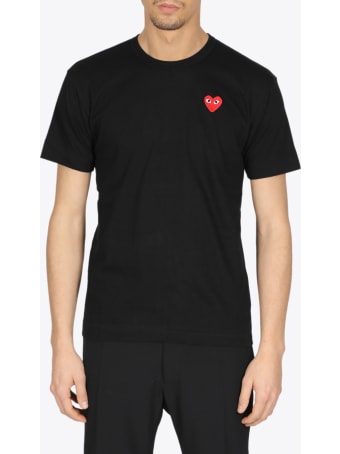 Comme des Garçons Shirt Boy Red Heart Patch T-shirt