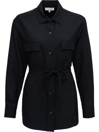 Antonelli Cloe Jacket In Black Wool Blend
