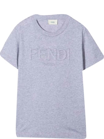 Fendi Gray T-shirt Dress
