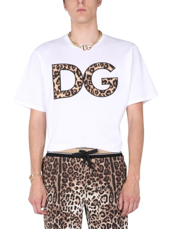 Dolce & Gabbana T-shirt With Leopard Patch