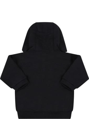 Givenchy Black Sweatshirt For Baby Girl With Logo