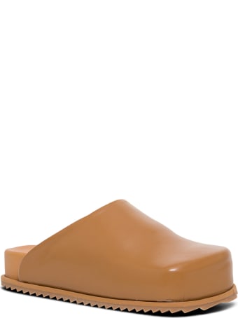 YUME YUME Brown Vegan Leather Mules