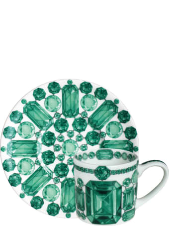Taitù Set of 2 Espresso Cups & Saucers - Forever Collection