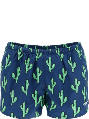 YES I AM Cactus Print Swim Shorts