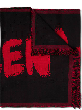 Alexander McQueen Wool Scarf With Logo