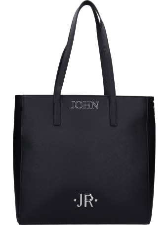 John Richmond Inez Tote In Black Polyuretan