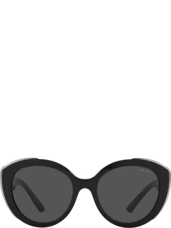 Prada Eyewear Prada Pr 01ys Black Marble / Top Black Transp Sunglasses