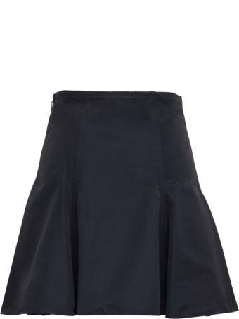Valentino Black Micro Faille Skirt