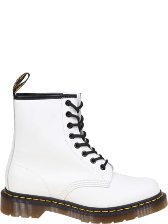Dr. Martens Dr.martens Smooth Boots In White Leather
