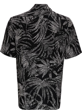 Saint Laurent Viscose Shirt With Tropical Print