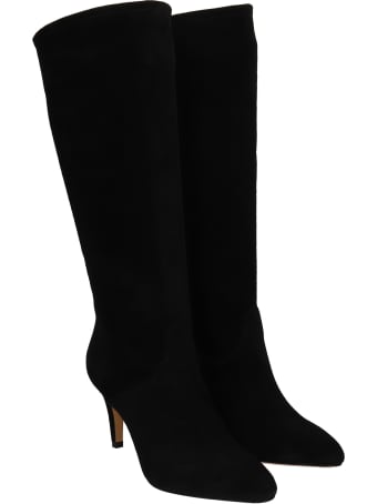 The Seller High Heels Boots In Black Suede