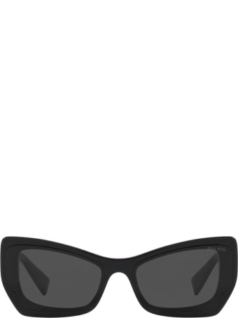 Miu Miu Miu Miu Mu 07xs Crystal Black Sunglasses