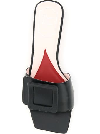 Roger Vivier Mules With Covered Buckle