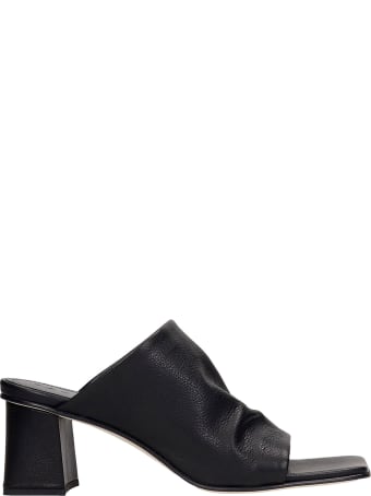 Fabio Rusconi Sandals In Black Leather