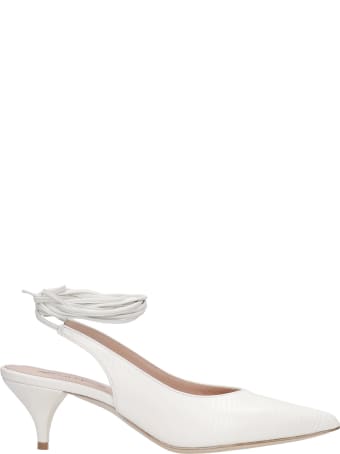 Alchimia Pumps In White Leather