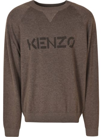Kenzo Logo Seasonal Print Sweater