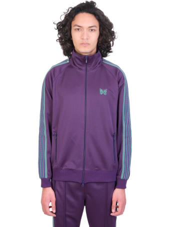 Needles Sweatshirt In Viola Polyester