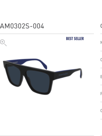 Alexander McQueen Alexander Mcqueen Am0302s Black Sunglasses