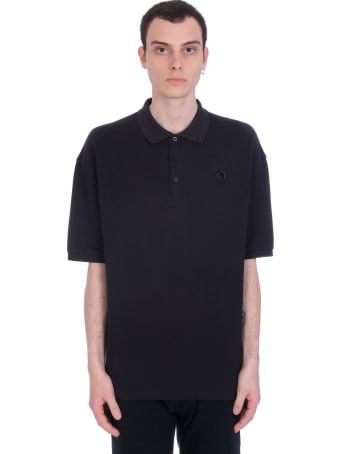 Fred Perry by Raf Simons Polo In Black Cotton