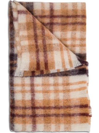 Momonì Laon Wool Check Scarf