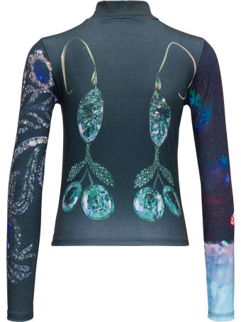 Chopova Lowena Long-sleeved Jewel Stretch Jersey Top