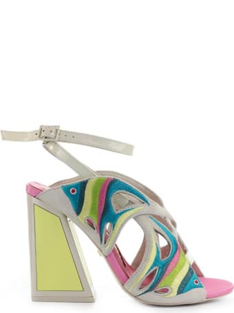 Kat Maconie Pisces Pink Yellow Sandal