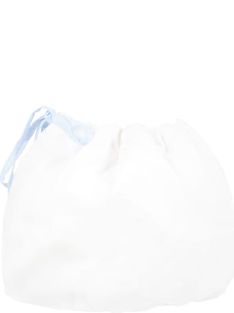 Little Bear White Bag For Baby Boy