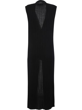Fabiana Filippi Ribbed Knit Long Gilet