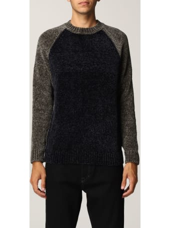 Emporio Armani Sweater Emporio Armani Color Block Crewneck Sweater