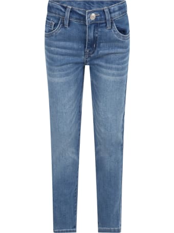 Levi's Light Blue ''710'' Jeans For Girl