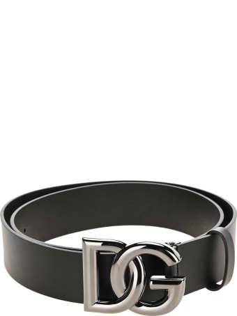 Dolce & Gabbana Dolce&gabbana Crossed Dg Logo Belt
