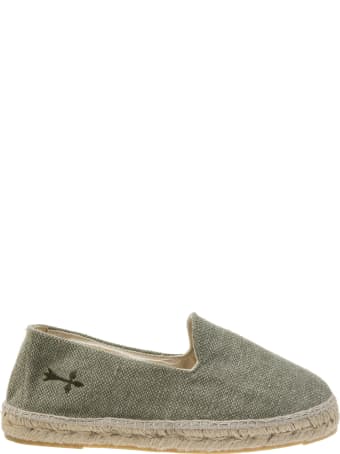 Manebi Man Espadrilles - La Havana - Green Canvas
