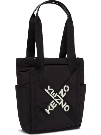 Kenzo Tote Active Black Nylon Handbag
