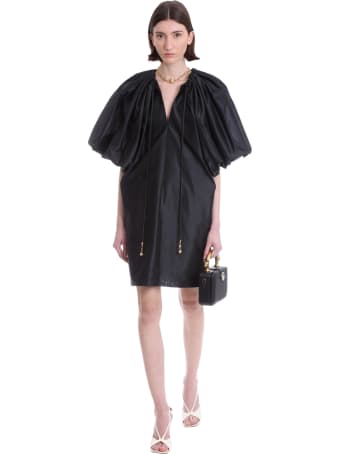 Lanvin Dress In Black Polyester