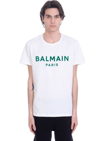 Balmain T-shirt In White Cotton