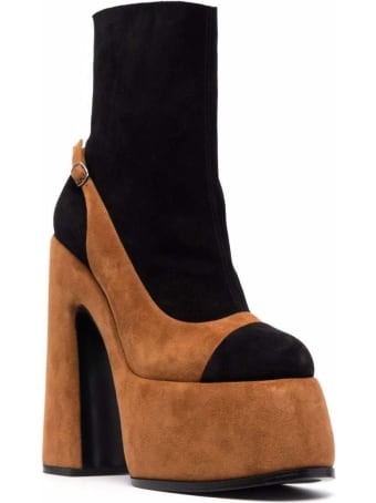 Casadei Roxy Suede Platform Decolletè 160 Cm
