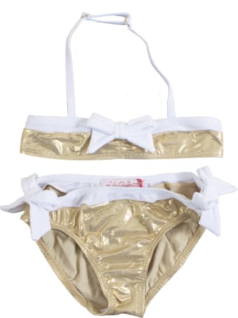 Lili Gaufrette Bow Detail Bikini