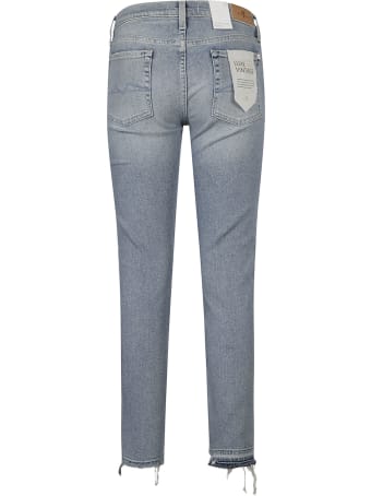 Seven London Distressed Detail Skinny Jeans