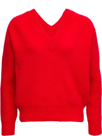 Forte_Forte Red Wool Blend Sweater
