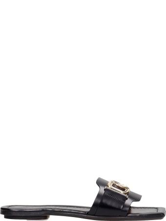 Lanvin Flats In Black Leather